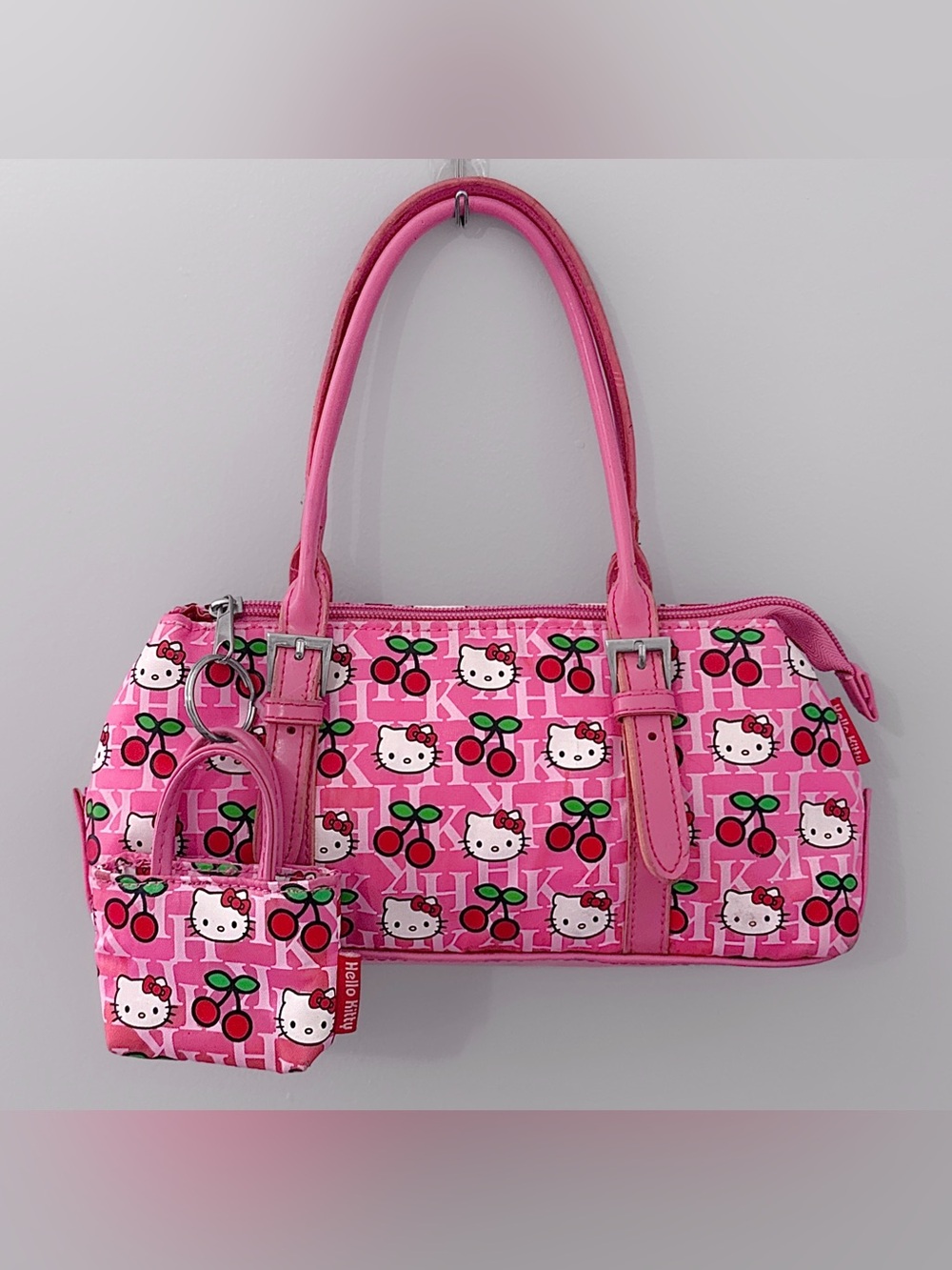 Hello Kitty Cherry Monogram Purse